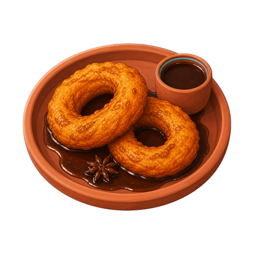 Andean Picarones with Syrup Cup
