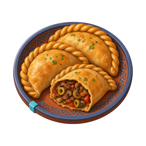 Argentine Mushroom-Olive Empanadas