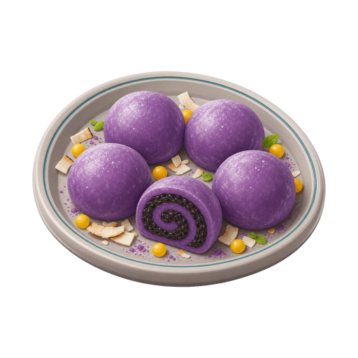 Deep-Space Ube Mochi