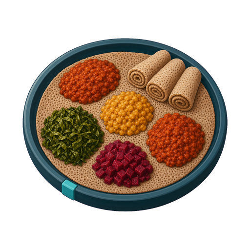 Ethiopian Lentil Injera Feast