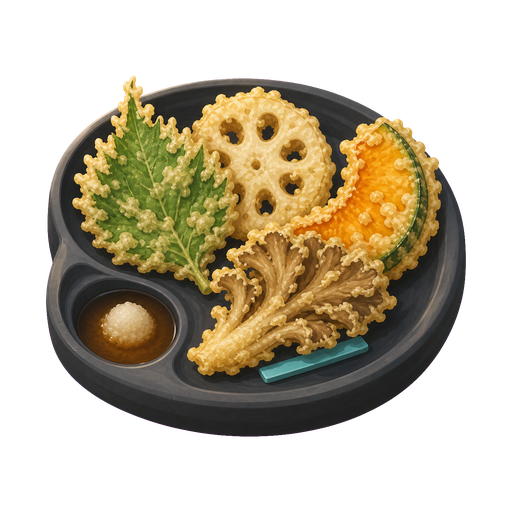 Japanese Aquafaba Vegetable Tempura