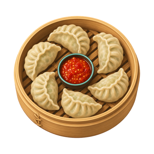 Nepali Vegetable Momos with Achar