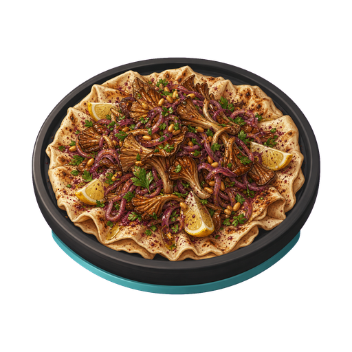 Palestinian Sumac-Mushroom Musakhan