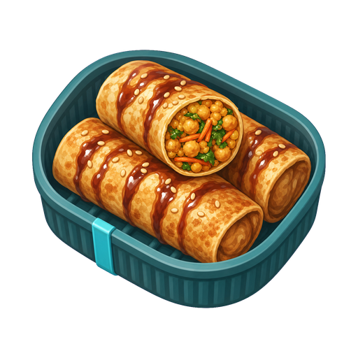 Tamarind Chickpea Rolls