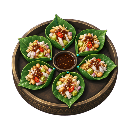 Thai Miang Kham Leaf Bites