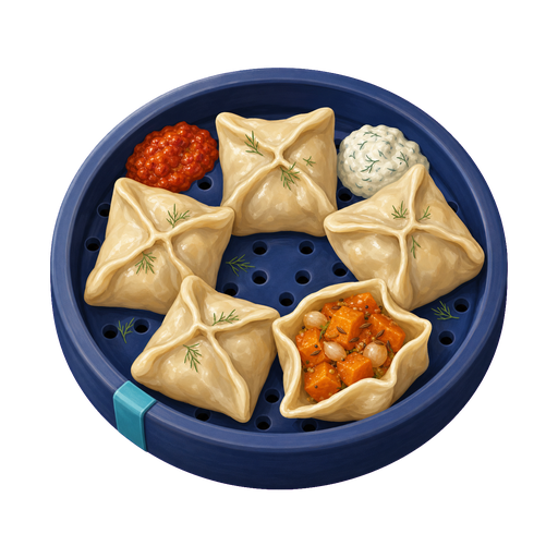 Uzbek Pumpkin Manti